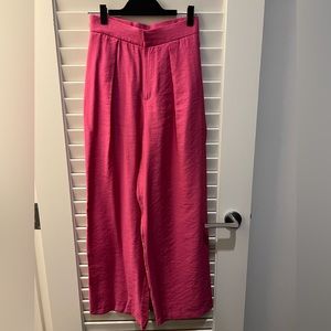 Zara pink high waisted pants